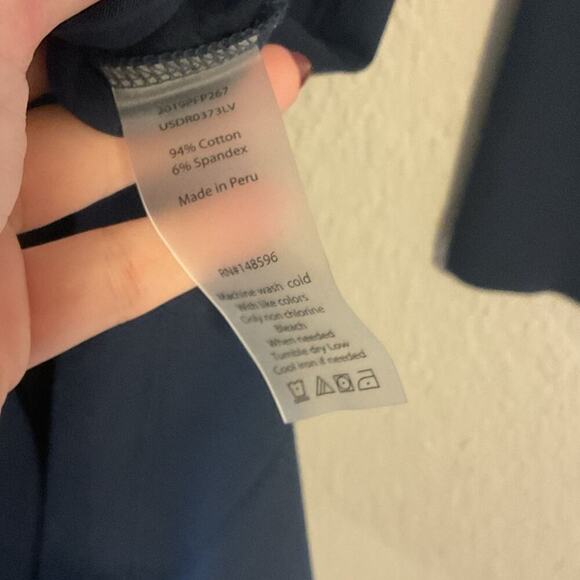 NWT Universal Standard Geneva Navy Blue Long Sleeve Midi Dress Size 14/16 - Picture 7 of 11